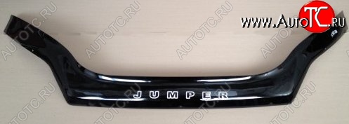 999 р. Дефлектор капота (с заходом на фары) Russtal CITROEN Jumper 290 рестайлинг (2014-2022)  с доставкой в г. Майкоп