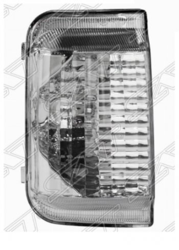 Левый указатель поворота в зеркало SAT (прозрачный) Peugeot Boxer 250 (2006-2014)