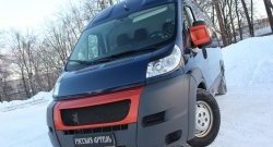 739 р. Реснички на фары RA CITROEN Jumper 250 (2006-2014) (Глянец под окраску, Неокрашенные)  с доставкой в г. Майкоп. Увеличить фотографию 3