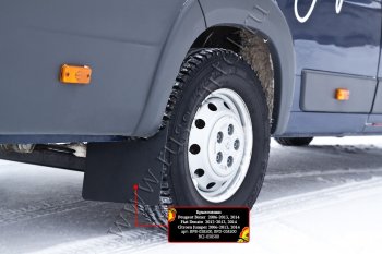 1 369 р. Брызговики (шагрень) РА Peugeot Boxer 250 (2006-2014)  с доставкой в г. Майкоп. Увеличить фотографию 2
