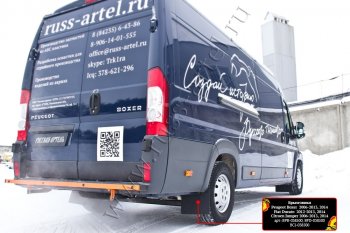 1 369 р. Брызговики (шагрень) РА Peugeot Boxer 250 (2006-2014)  с доставкой в г. Майкоп. Увеличить фотографию 3