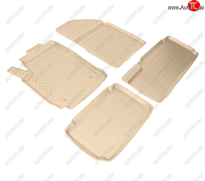 2 759 р. Коврики салона Norplast Unidec  CITROEN Xsara picasso (1999-2012) (Цвет: бежевый)  с доставкой в г. Майкоп