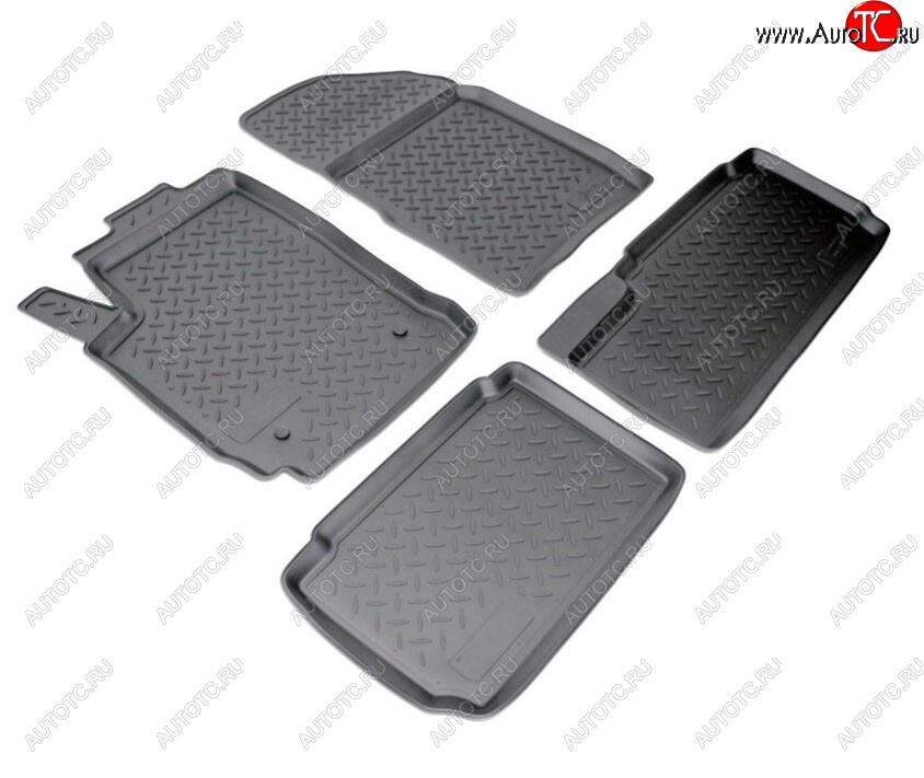 2 139 р. Комплект ковриков в салон Norplast CITROEN Xsara picasso (1999-2012) (Цвет: черный)  с доставкой в г. Майкоп