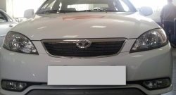 1 539 р. Сетка на бампер Russtal (хром) Daewoo Gentra KLAS седан (2012-2016)  с доставкой в г. Майкоп. Увеличить фотографию 2