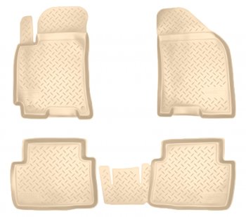 Коврики салона Norplast Unidec Daewoo Gentra ( KLAS) (2012-2025) седан (Цвет: бежевый)
