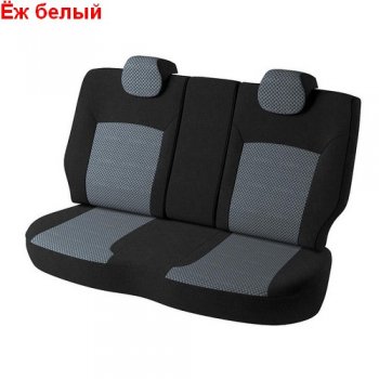 5 549 р. Чехлы для сидений Дублин (жаккард)  Daewoo Matiz ( M100,  M150) (1998-2016) дорестайлинг, рестайлинг (Черный, вставка Ёж белый)  с доставкой в г. Майкоп. Увеличить фотографию 2