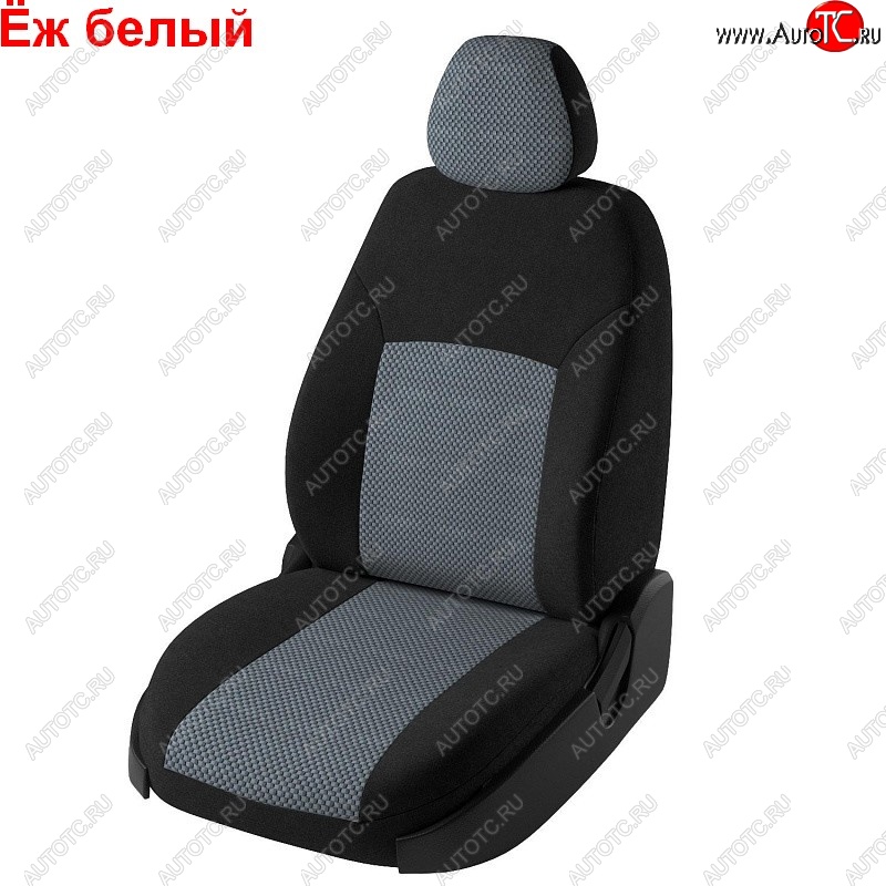 5 549 р. Чехлы для сидений Дублин (жаккард)  Daewoo Matiz ( M100,  M150) (1998-2016) дорестайлинг, рестайлинг (Черный, вставка Ёж белый)  с доставкой в г. Майкоп