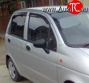 629 р. Дефлекторы окон (ветровики) Novline 4 шт Daewoo Matiz M100 дорестайлинг (1998-2000)  с доставкой в г. Майкоп