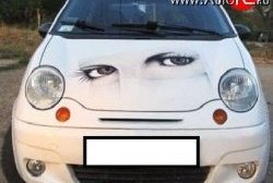1 469 р. Сетка на бампер (рестайлинг) Russtal (черная) Daewoo Matiz M100 дорестайлинг (1998-2000)  с доставкой в г. Майкоп. Увеличить фотографию 2