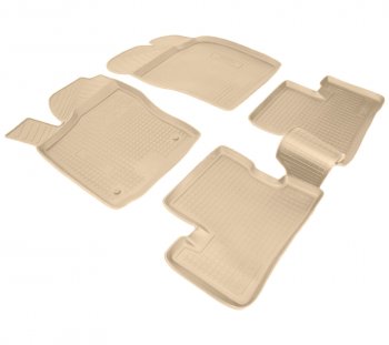Коврики салона Norplast Unidec Daewoo Nexia  рестайлинг (2008-2015) (Цвет: бежевый)