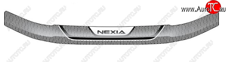 2 079 р. Дефлектор капота CA-Plastiс  Daewoo Nexia  дорестайлинг (1995-2008) (Серия Art графит)  с доставкой в г. Майкоп