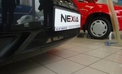 1 339 р. Сетка на бампер Russtal (черная) Daewoo Nexia рестайлинг (2008-2015)  с доставкой в г. Майкоп. Увеличить фотографию 2