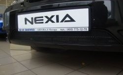 1 339 р. Сетка на бампер Russtal (черная) Daewoo Nexia рестайлинг (2008-2015)  с доставкой в г. Майкоп. Увеличить фотографию 4