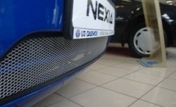 1 389 р. Сетка на бампер Russtal (хром) Daewoo Nexia рестайлинг (2008-2015)  с доставкой в г. Майкоп. Увеличить фотографию 2