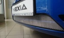 1 389 р. Сетка на бампер Russtal (хром) Daewoo Nexia рестайлинг (2008-2015)  с доставкой в г. Майкоп. Увеличить фотографию 4