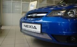 1 389 р. Сетка на бампер Russtal (хром) Daewoo Nexia рестайлинг (2008-2015)  с доставкой в г. Майкоп. Увеличить фотографию 7