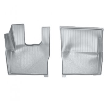 Коврики салонные Noplast (3D) DAF XF  105 (2005-2013) (Серые)