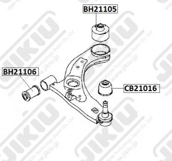 1 249 р. Пыльник шаровой опоры JIKIU Daihatsu Mira e:S LA350S,LA360S (2017-2025)  с доставкой в г. Майкоп. Увеличить фотографию 3