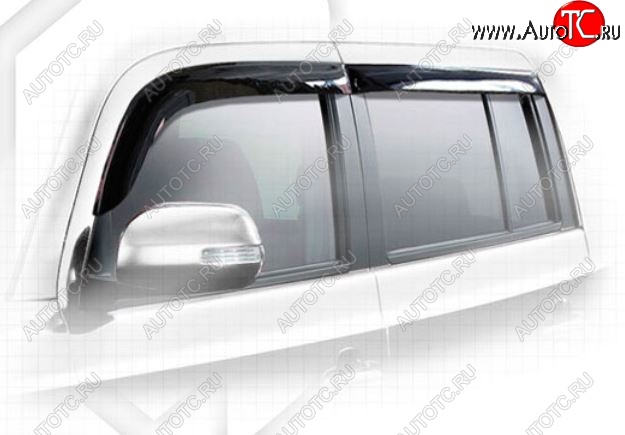 1 999 р. Дефлектора окон (M401S, M402S, M411S) CA-Plastiс Daihatsu Coo (2005-2012) (Classic полупрозрачный, Без хром.молдинга)  с доставкой в г. Майкоп