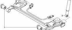 1 849 р. Полиуретановый сайлентблок балки задней подвески Точка Опоры Geely MK (2006-2015)  с доставкой в г. Майкоп. Увеличить фотографию 2