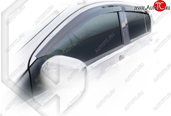 1 999 р. Дефлектора окон CA-Plastic Daihatsu Mira e:S LA300S,LA310S дорестайлинг (2011-2013) (Classic полупрозрачный)  с доставкой в г. Майкоп