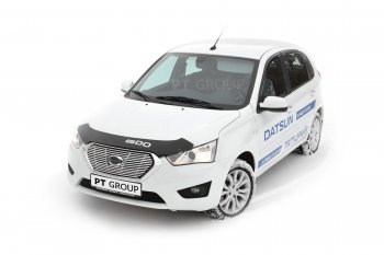 6 479 р. Накладка на решетку радиатора Petroil Tuning Datsun on-DO седан рестайлинг (2019-2021) (Нержавейка)  с доставкой в г. Майкоп. Увеличить фотографию 2