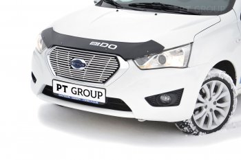 6 479 р. Накладка на решетку радиатора Petroil Tuning Datsun on-DO седан рестайлинг (2019-2021) (Нержавейка)  с доставкой в г. Майкоп. Увеличить фотографию 4
