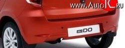 5 999 р. Бампер задний Стандартный Datsun mi-DO хэтчбэк (2014-2021) (Неокрашенный без отверстия под парктроник)  с доставкой в г. Майкоп. Увеличить фотографию 2