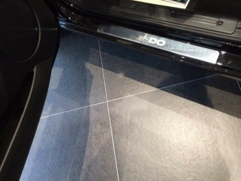 2 179 р. Накладки порожков салона INOX Datsun on-DO седан рестайлинг (2019-2021) (Нержавеющая сталь)  с доставкой в г. Майкоп. Увеличить фотографию 4