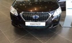 1 469 р. Сетка на бампер Russtal (черная) Datsun on-DO седан дорестайлинг (2014-2019)  с доставкой в г. Майкоп. Увеличить фотографию 2