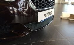 1 469 р. Сетка на бампер Russtal (черная) Datsun on-DO седан дорестайлинг (2014-2019)  с доставкой в г. Майкоп. Увеличить фотографию 4
