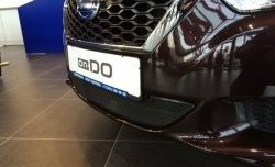 1 469 р. Сетка на бампер Russtal (черная) Datsun on-DO седан дорестайлинг (2014-2019)  с доставкой в г. Майкоп. Увеличить фотографию 5