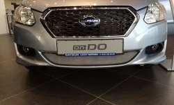 1 899 р. Сетка на бампер Russtal (хром) Datsun on-DO седан дорестайлинг (2014-2019)  с доставкой в г. Майкоп. Увеличить фотографию 2