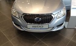 1 899 р. Сетка на бампер Russtal (хром) Datsun on-DO седан дорестайлинг (2014-2019)  с доставкой в г. Майкоп. Увеличить фотографию 5