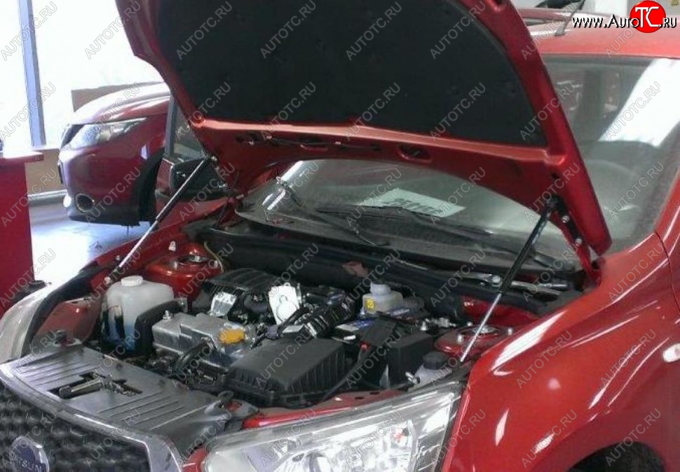 2 199 р. Газовые упоры капота Berkut Datsun on-DO седан дорестайлинг (2014-2019)  с доставкой в г. Майкоп