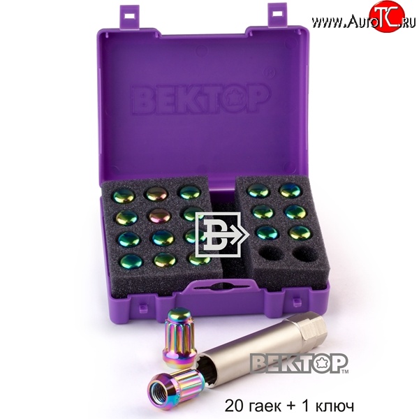 3 729 р. Комплект колёсных гаек Вектор M12 1.25    с доставкой в г. Майкоп
