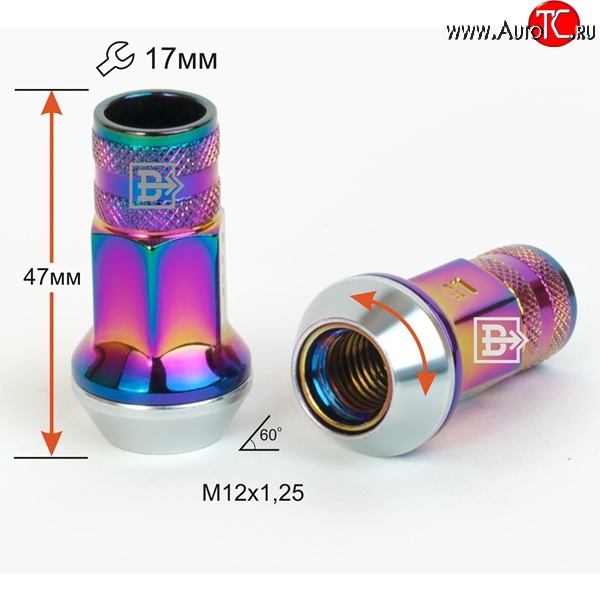 319 р. Колёсная гайка Вектор M12 1.25    с доставкой в г. Майкоп