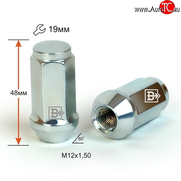 219 р. Колёсная гайка Вектор M12 1.5    с доставкой в г. Майкоп