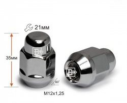Колёсная гайка Вектор M12 1.25 Nissan Qashqai +2 1 J10 дорестайлинг (2008-2010) 