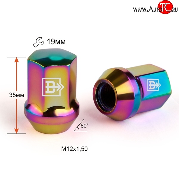 119 р. Колёсная гайка Вектор M12 1.5    с доставкой в г. Майкоп