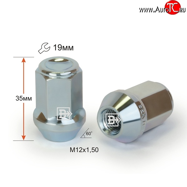 34 р. Колёсная гайка Вектор M12 1.5    с доставкой в г. Майкоп