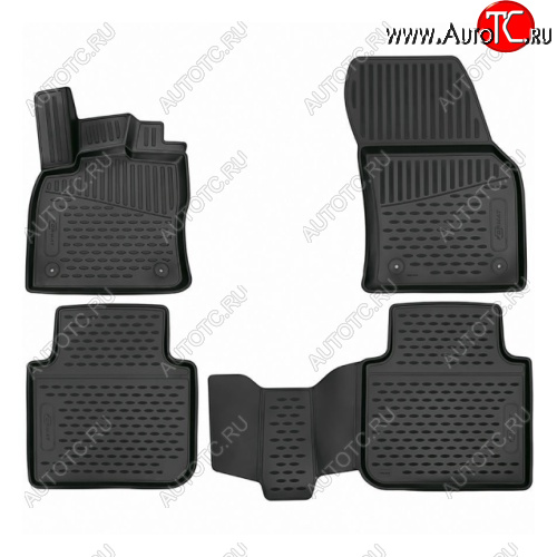 5 399 р. Комплект 3D ковриков салона Format (повышенная износостойкость). Dodge Journey JC рестайлинг (2010-2015)  с доставкой в г. Майкоп