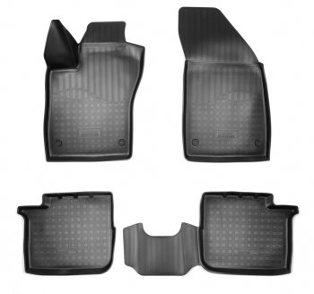 Коврики салона Norplast Unidec Dodge Neon  FCA (2016-2020), Fiat Tipo ( 356,  357) (2015-2021) (Цвет: черный)