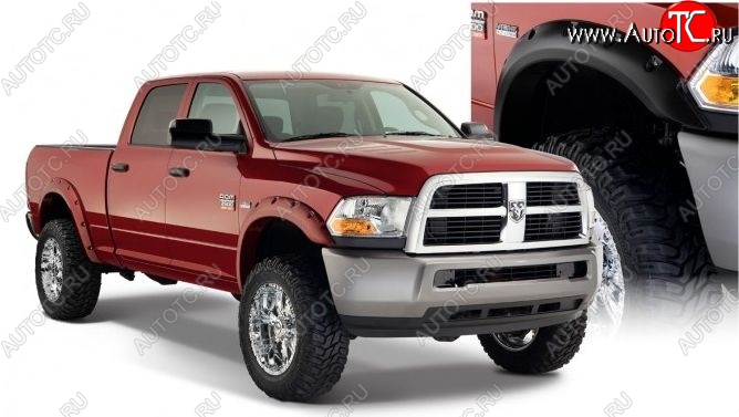 23 749 р. Накладки на колёсные арки BUSHWACKER DESIGN Dodge Ram DJ, DS (2008-2012) (Неокрашенные)  с доставкой в г. Майкоп