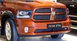 749 р. Реснички на фары RA  Dodge Ram  DJ, DS (2008-2012) (Неокрашенные)  с доставкой в г. Майкоп. Увеличить фотографию 2