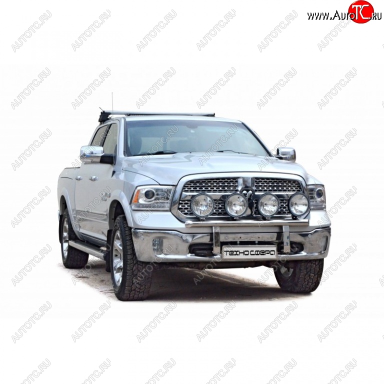 37 799 р. Защита переднего бампера ТехноСфера (Техно Сфера) Dodge Ram DJ, DS (2008-2012)  с доставкой в г. Майкоп