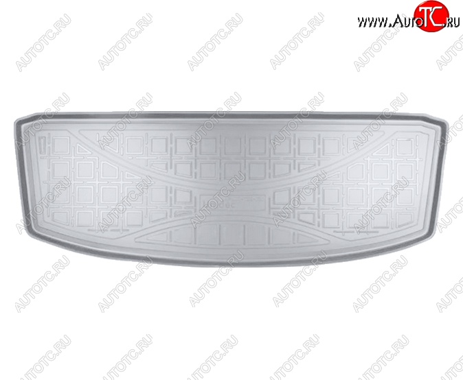 1 349 р. Коврик в багажник Norplast (разложенный 3 ряд)  Dong Feng 580  1 (2018-2025) рестайлинг (Серый)  с доставкой в г. Майкоп