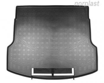 Коврик багажника Norplast Dong Feng AX7 (2014-2017) (Черный, с погрузочным ковриком (фартуком))