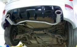 5 499 р. Разводка глушителя на две стороны (раздвоенный выхлоп) Sport Ford Focus 2 хэтчбэк 3 дв. дорестайлинг (2004-2007) (Без насадок)  с доставкой в г. Майкоп. Увеличить фотографию 2