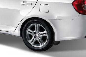 1 249 р. Брызговики Frosch (задние, optimum, в пакете) FAW Besturn X40 D181 (2016-2022)  с доставкой в г. Майкоп. Увеличить фотографию 2